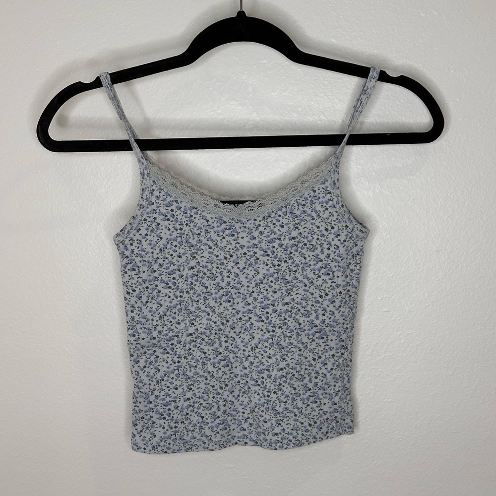 Brandy Melville Green Jogger Track Pants and floral cami set - Picture 5 of 11